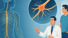 Grupo de personas apoyándose mutuamente, simbolizando superación y cambios de estilo de vida en neuropatía.